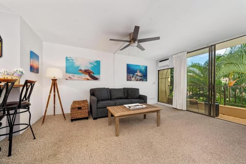Enjoy the window air conditioning in the living room