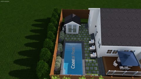 Drawing of pool coming Spring 2026!