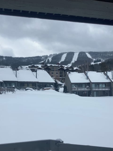 View of the mountain from the living room