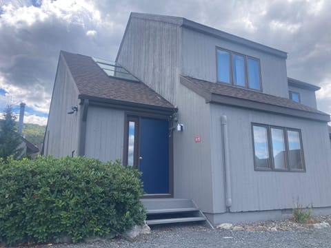 Condo in Windham Mountain Village with view of the mountain from deck