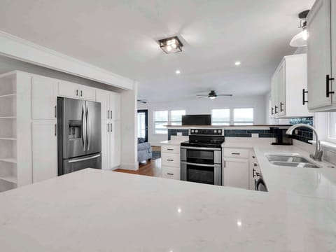 Your culinary adventure starts here. This kitchen is stocked and ready for everything from your morning coffee to a gourmet meal.