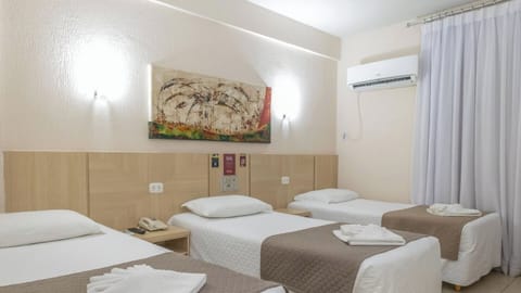 Drift off peacefully in a bright room made for friends.