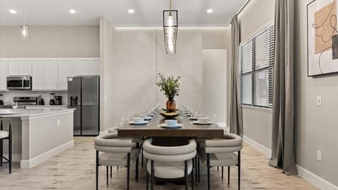 Dining area – enjoy your meals at a stylish table perfect for sharing moments