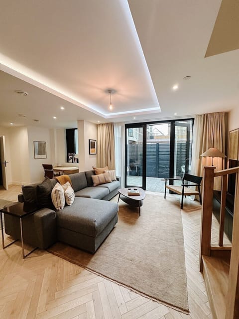 Open Plan Living Room and Desk