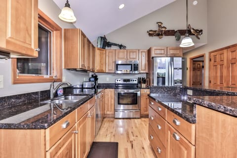 Fully equipped kitchen