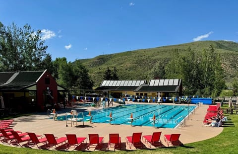 Eagle-Vail has one of the few community pools in the valley. 