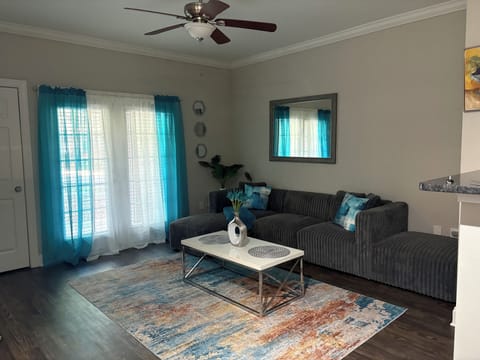 Lining Room with TV & Patio