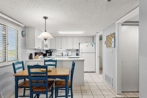 The kitchen is fully stocked to make any meal.
