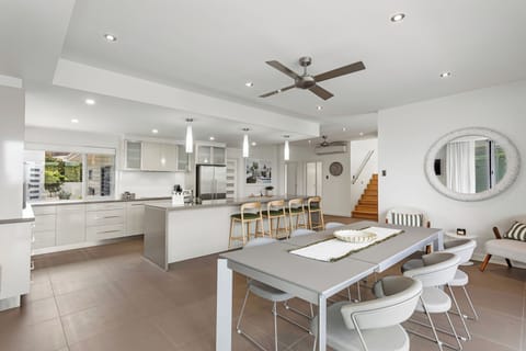 Spacious open-plan kitchen with quality finishes.