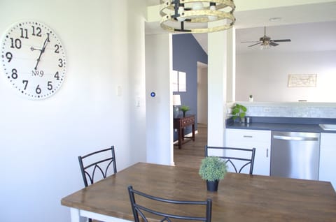 Kitchen open through to front entry