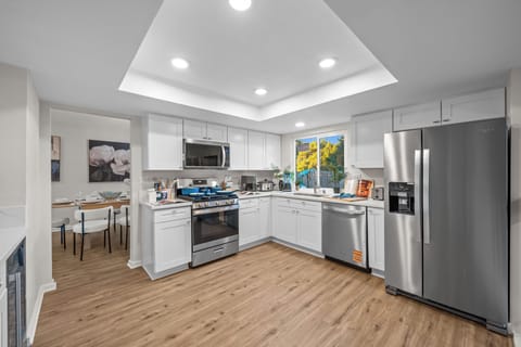 A fully stocked kitchen ready for all your cooking adventures.