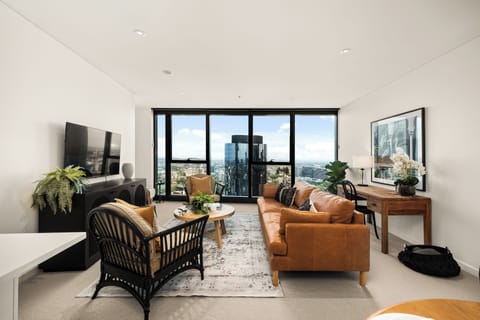 Spacious, open-plan living. Plenty of comfortable seating options for all guests