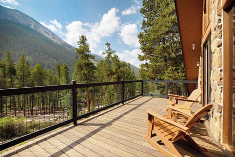 Expansive deck with seating