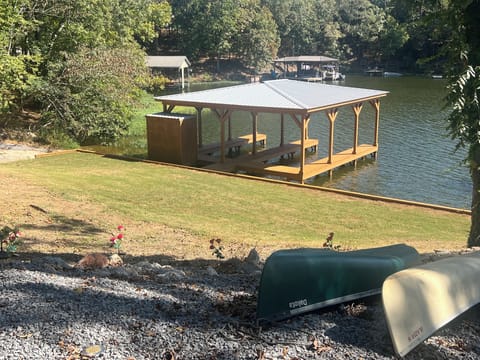 Two Slip Boat House & Ramp