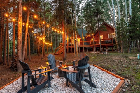 Fully Fenced in Acre surrounded by aspen, evergreens, & pines!