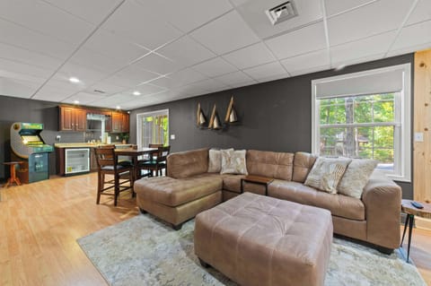 Lower level entry area