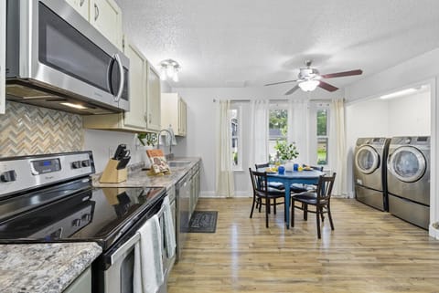 Kitchen | Stainless Steel Appliances | Open to Dining Area