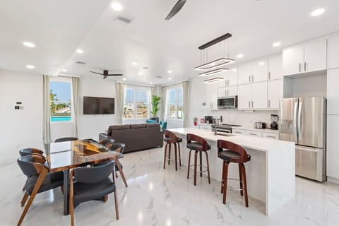 First Floor dining Table, Kitchen living room.