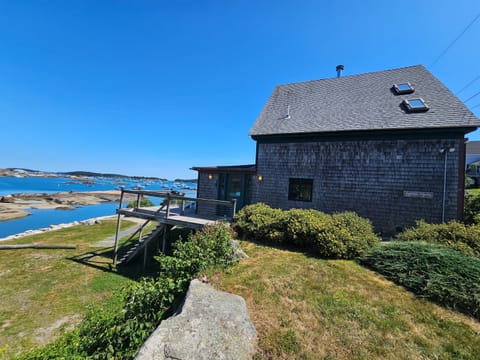 Side exterior looking towards the Harbor 
