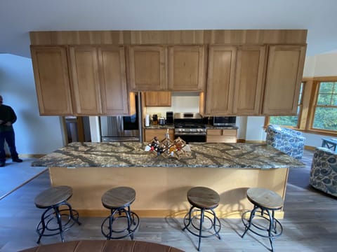 Snack Bar Dining in Kitchen