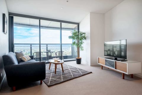 Lounge with smart TV and great views