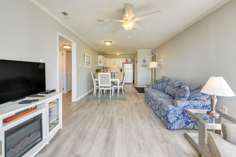 Myrtle Beach Vacation Rental | 2BR | 1.5BA | 868 Sq Ft | Stairs to Enter