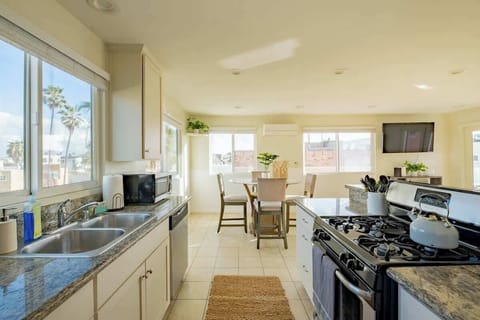 The kitchen comes fully equipped with everything you could need