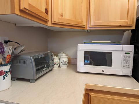 Kitchen with all the needed appliances