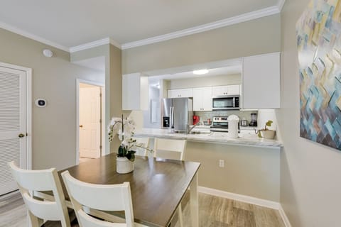 Kitchen & Dining Area | Central A/C & Heat