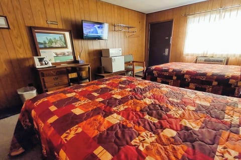 Recharge with convenient in-room fridge and microwave for snacks.