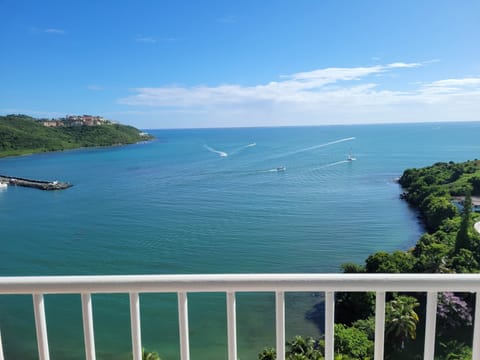View of the Atlantic Ocean From the Condo Balcony