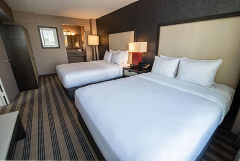 Settle into crisp linens and unwind in this double-queen room.