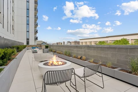 Cozy up by the fire pit under wide open skies.