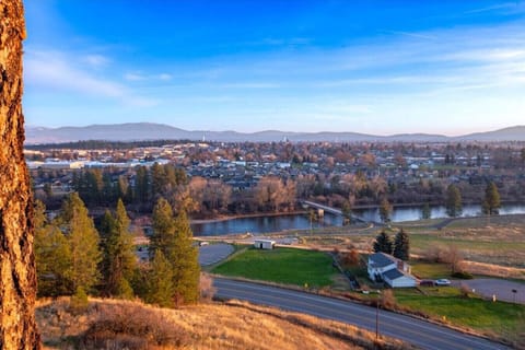 Hillside views of Spokane River and Valley