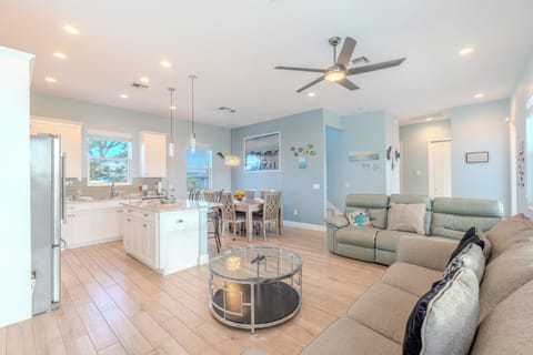 Open concept layout.