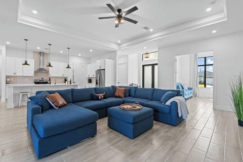 Relax and unwind in this stylish, sun-filled living space.
