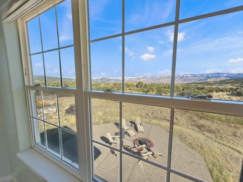 View from bedroom upstairs