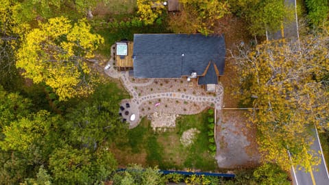 Drone view of the property