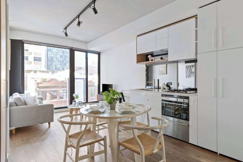 A well furnished interior.