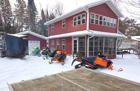 Space for Sleds and Trailers