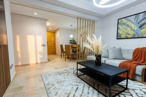 Contemporary Living and Dining Area