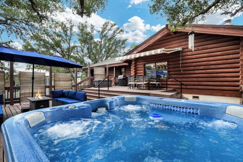 Unwind with your loved ones in our private hot tub; perfect for relaxing and making memories together!