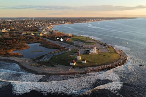 The most spectacular view in Point Judith! (see arrow)