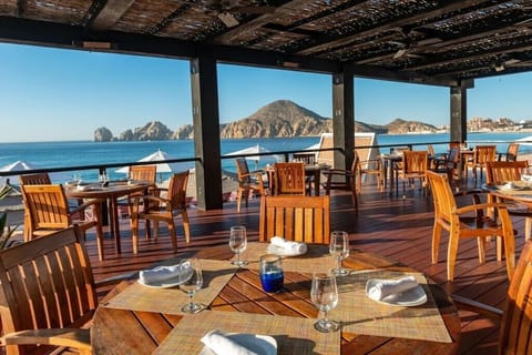 View from one of the restaurants 