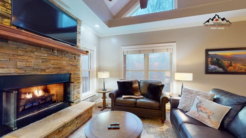 Living Room with Fireplace