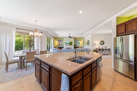 View from kitchen island