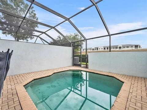 Private heated pool