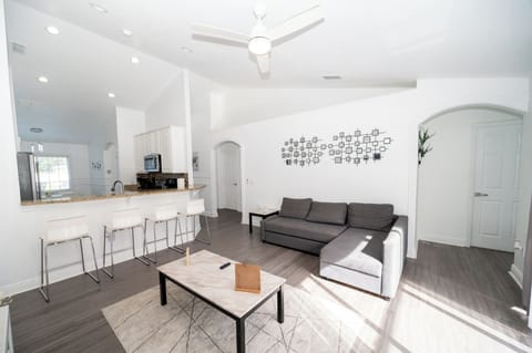 Spacious layout so everyone can chill together.