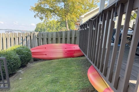 2 kayaks are available for use during the shoulder and summer seasons