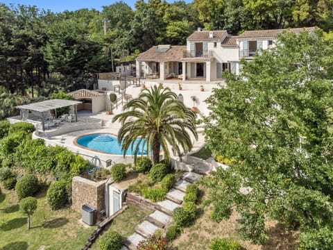 Property building, pool lounge, garden, terraces